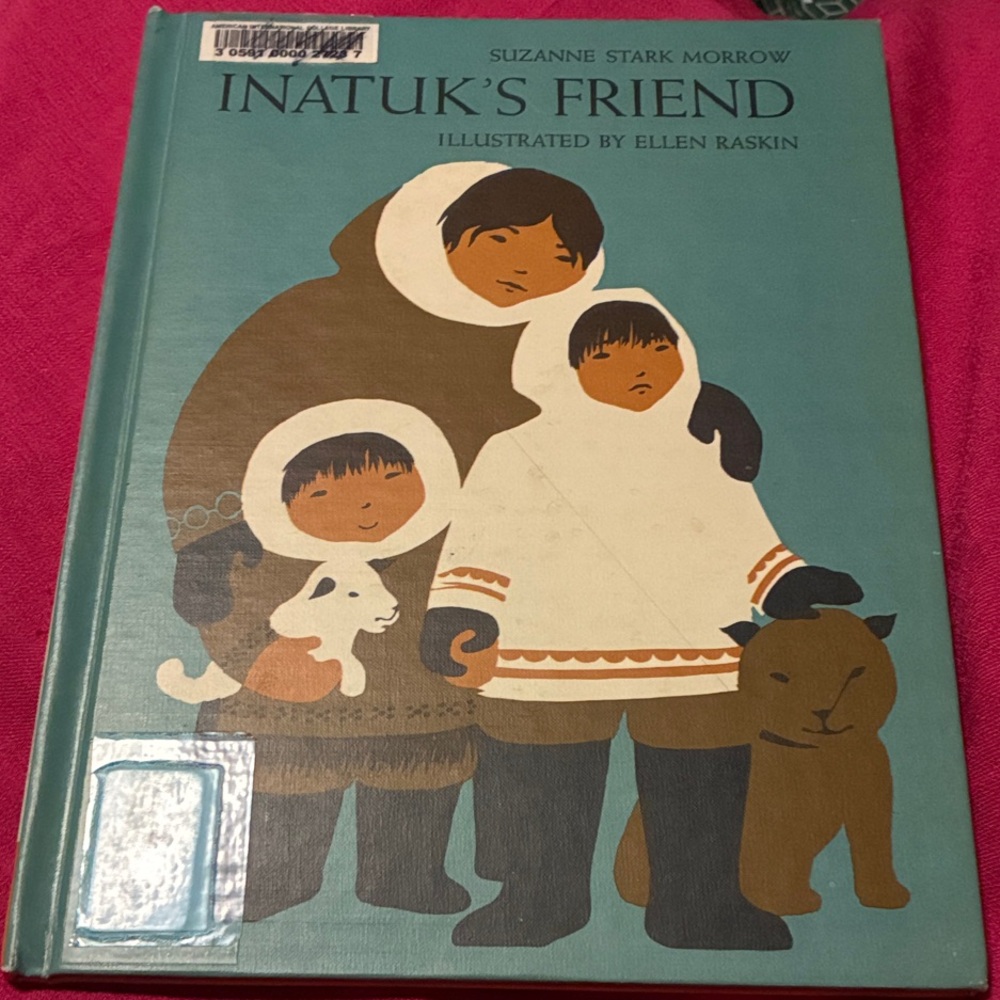 Inatuk's Friend by Suzanne Morrow Eskimo Alaska vintage library edition